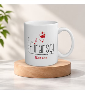 Kişiye Özel İsimli Finansçı Meslek Kupa Bardak