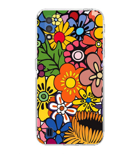 PrintiFy Samsung Galaxy A01 ile Uyumlu Retro Color 2  Kamera Korumalı Şeffaf  Kılıf