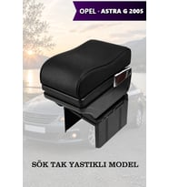 opel astra g 2005 kol dayama geniş model Siyah Yastıklı Lüks Deri