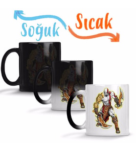God of War 05 Sihirli Kupa Bardak Porselen