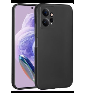 Pilelistore   Xiaomi Redmi Note 12 4G Kılıf First Silikon - Siyah