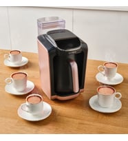 Karaca Hatır Su Hazneli Otomatik 5 Fincan Kapasiteli Türk Kahve Makinesi Rosegold