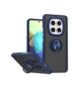 Redmi Note 15 Pro 5G Montreal Yüzüklü Silikon Kapak - Lacivert