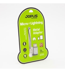 Jopus iPhone Çevirici Adaptör Micro'dan iPhone 7 ile Uyumlu Sarj Çevirici Aparat JO-IP02 Mix