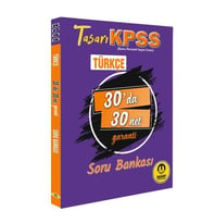 Tasarı KPSS Türkçe 30'da 30'Net