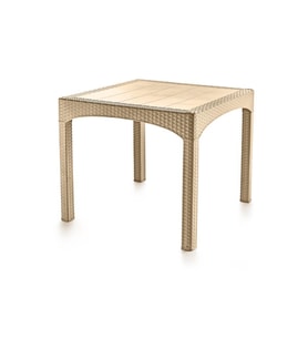 Omnipazar SY-2574 Bej Rattan Kare Masa 34036