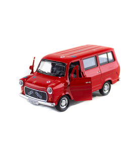 Oyuncak Metal Çiçek Abbas Çek Bırak Oyuncak Minibüs 13 Cm
