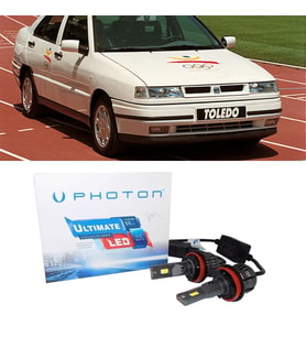 Seat Toledo Led Xenon Uzun Far Ampulü H1 Ultimate 9500 Lumens Yeni Seri Beyaz 1991-1999
