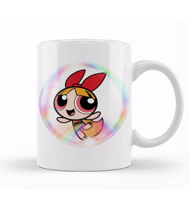 Bubbles Powerpuff Girls Kupa Bardak Porselen