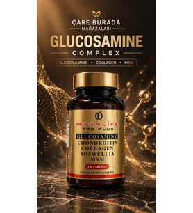Moonlife - Glukozamin, Kondroitin, Sülfat Kapsül 120 Adet (Glukozamin & MSM & Kolajen & Akgünlük & K