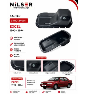 Hyundai Excel Yağ Karter 1990-1994