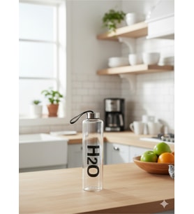 H2o Metal Kapaklı Matara 750 Ml Beyaz