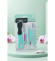 Zersan Cr-3106 Carelly 5li Kişisel Bakım Seti Manikür Pedikür Seti El Ayak Tırnak Bakımı