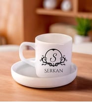 Kişiye Özel Türk Kahvesi Fincan Seti - Kişiselleştirilebilir