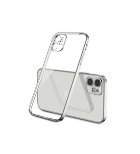 Apple iPhone 12 Uyumlu Kılıf Zore Gbox Kapak (Gümüş)