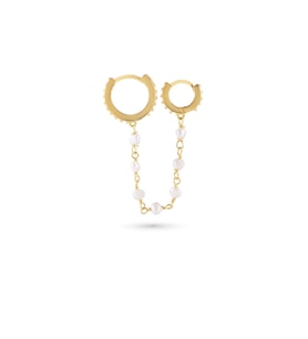 Carie İnci Küpe - Gold