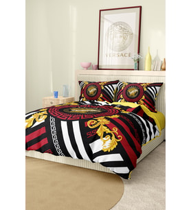Çift Kişilik Nevresim Takımı Pamuklu Saten Kumaş 6 Parça 3D Dijital Baskı Duvet Cover Set Model.
