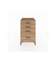 Kronos Komodin 4 Çekmeceli 60x59x96 Çam-Çam