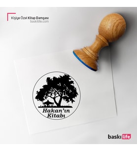 Kişiye Özel Kitap Damgası Kitap Mührü Kaşe Kitap Mühür Özel Damga 30