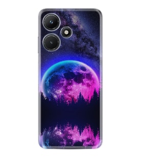 Infınix Hot 30i Kılıf Silikon Desen Özel Seri Star Planet 1652