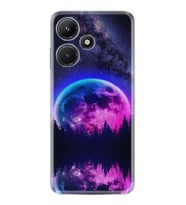 Infınix Hot 30i Kılıf Silikon Desen Özel Seri Star Planet 1652