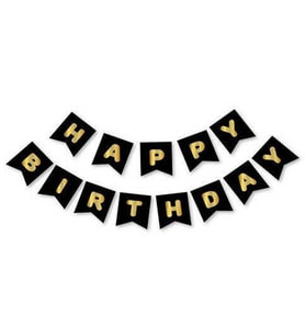 Flama Happy Bırthday Set Siyah-