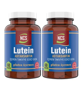 Ncs Lutein 15 Mg Astaksantin 12 Mg 2 x 60 Tablet 120 Tablet