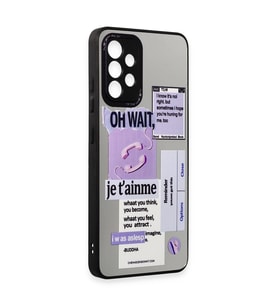 Samsung Galaxy A52 Kılıf Mirror Desenli Kapak - Mirror - 4