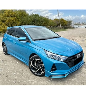 Hyundai i20 Custom Yan Marşpiyel Seti Mat Siyah Plastik 2 Adet 2019-2025