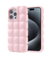 Apple iPhone 15 Pro Max Kılıf Parlak Esnek Silikon Zore Dom Dom Kapak