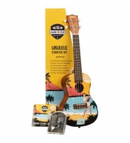 Kala Elvis Blue Hawaii Concert Ukulele Eğitim Seti