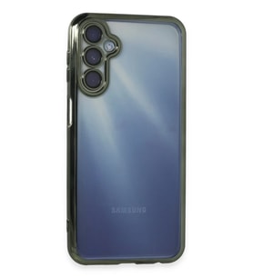 Newface Samsung Galaxy A25 5G Kılıf Razer Lensli Silikon - Yeşil