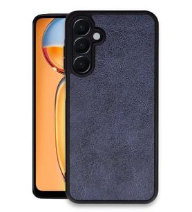 Newface Samsung Galaxy M15 Kılıf Aras Deri Kapak - Lacivert