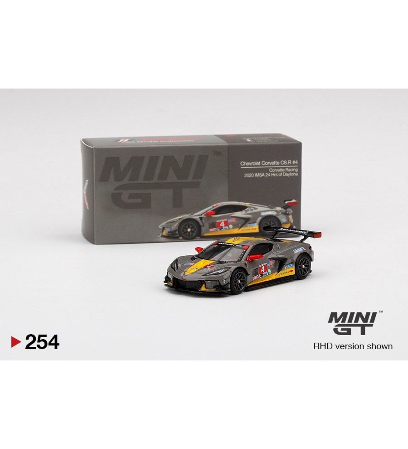 Mini Gt 254 Chevrolet Corvette C8.r #4 Daytona 1:64 Model Araba