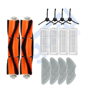 Xiaomi Mop 2 Pro (MJST1SHW) -Mop 2 Lite Uyumlu 2 Ana Fırça 4 Yan Fırça 4 Filtre 4 Mop PKT-iasgf0000380