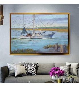 Altın Çerçeveli dekoratif tablo a720 (Gold)