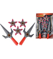 108042588 Next Ninja Knives And Stars Red