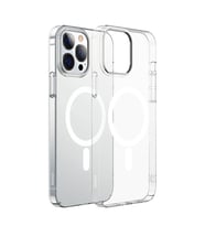 Baseus Crystal iPhone 13 Pro Magsafe Silikon Kılıf + Tempered Ekran Koruyucu Set-(5775) — Renk: Şeffaf 2