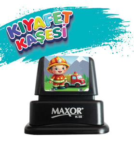 Kıyafet Kaşesi İtfaiye Temalı Öğrenci Kaşesi / Kıyafet Etiketi / Kumaş Kıyafet Kaşesi
