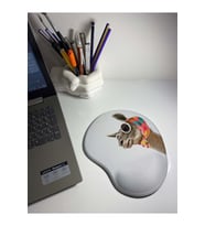 Gözlüklü Lama Bilek Destekli Mouse Pad