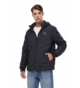 Lumberjack AMOTT COAT 5PR 102023096 Siyah Erkek Mont S-XXL