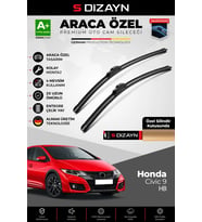 Honda Civic 9 Hatchback Ön Cam Silecek Seti 2012-2015 Premium Araca Özel 65-45 Cm A+ Kalite