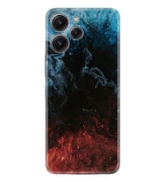 Xiaomi Redmi 12 128 GB 4 GB Ram Kılıf Desenli Silikon Red Blue Black Abstact 1386