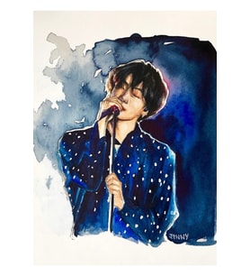 190615 Jungkook Tablo Ahşap Poster Dekoratif Kod3532