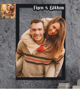 Kişiye Özel Kendin Tasarla 3D  Ahşap Tablo 30x40 -1