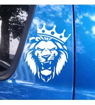 Aslan Araba Sticker Etiket Yapıştırması 19CM md3