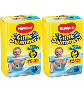 Huggıes Little Swımmers Mayo Bebek Bezi Beden:5-6 (12-18KG) 22 Adet (2PK*11)