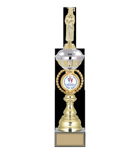 ODAK KUPA - Figürlü Kupalar - Mezuniyet Kadın Figürlü Kupalar FG-066 B - 47 cm