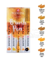 Talens Ecoline Brush Pen 5li Set Toprak Tonlar