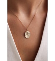 Kişiye Özel Tenis Topu ve Raket Model Kolye 925K Gümüş (Gold)